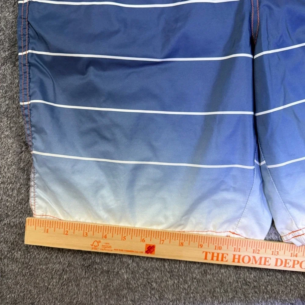 Chicago Bears‎ NFL Mens Board Shorts Blue Gradient Striped Swim Trunks XL